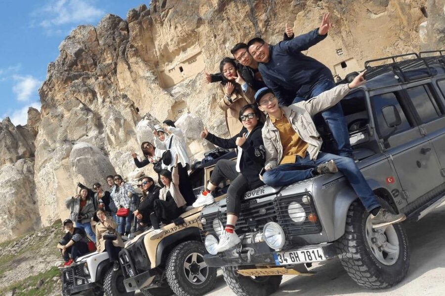From Göreme/Ürgüp: Cappadocia Jeep Safari Sunrise or Sunset - Pickup, timing, and how the small group actually works