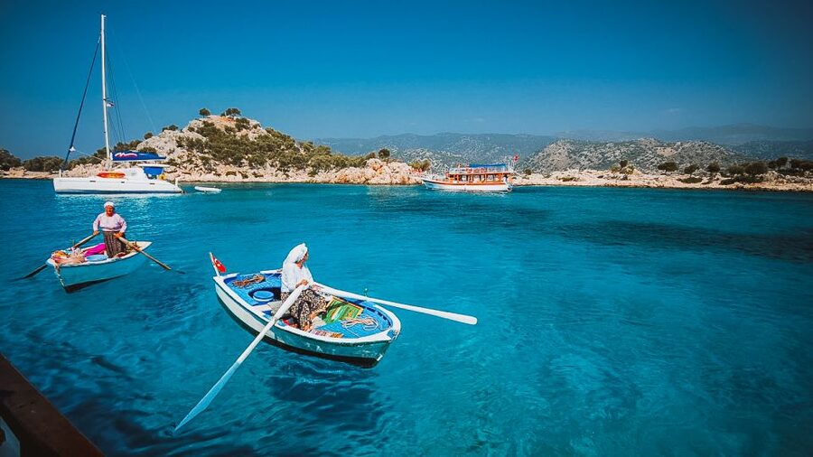 From Kas: Day Trip to Kekova Island - Kekova Island and the sunken city: cruise past Dolchiste ruins