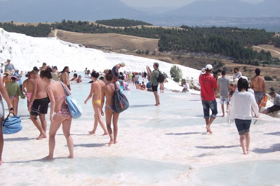 From Kusadasi and Selcuk: Pamukkale and Hiearapolis Tour - 10.5 hours, small group, and the real logistics of a long day