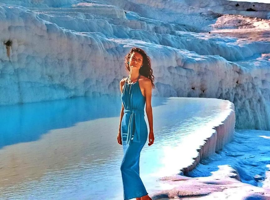 From Kusadasi: Pamukkale & Hierapolis Tour with Entry Ticket - Lunch, drinks, and the shopping stops that can affect your mood