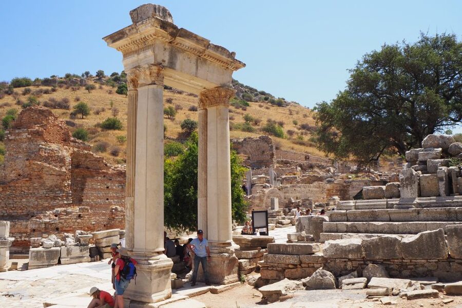 From Kusadasi Port: Ephesus Full-Day Private Trip - Great Theater and Basilica of St John: scale plus meaning