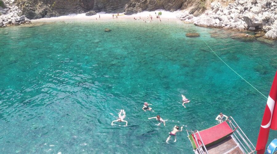 From Marmaris: Day Trip by Glass Bottom Semi Submarine - Deck time, sunbeds, and the small comforts that matter