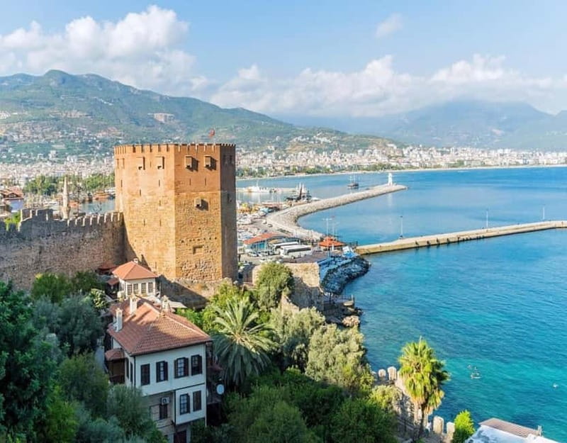 From Side/Alanya: Alanya City Tour w/Lunch, Boat & Cable Car - Alanya Castle From The Cable Car: Views First, Questions Later