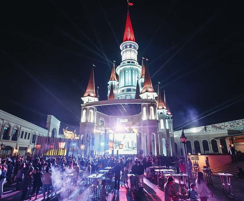 From Side/Alanya: Land Of Legends Night Show with Transfer - The Land of Legends Night Show: Lasers, Live Acts, Water Effects