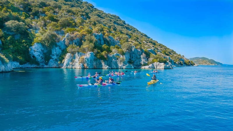 From Ucagiz: Kekova Sea Guided Kayaking Tour - Pirates Cave and the Lycian storytelling you can actually see