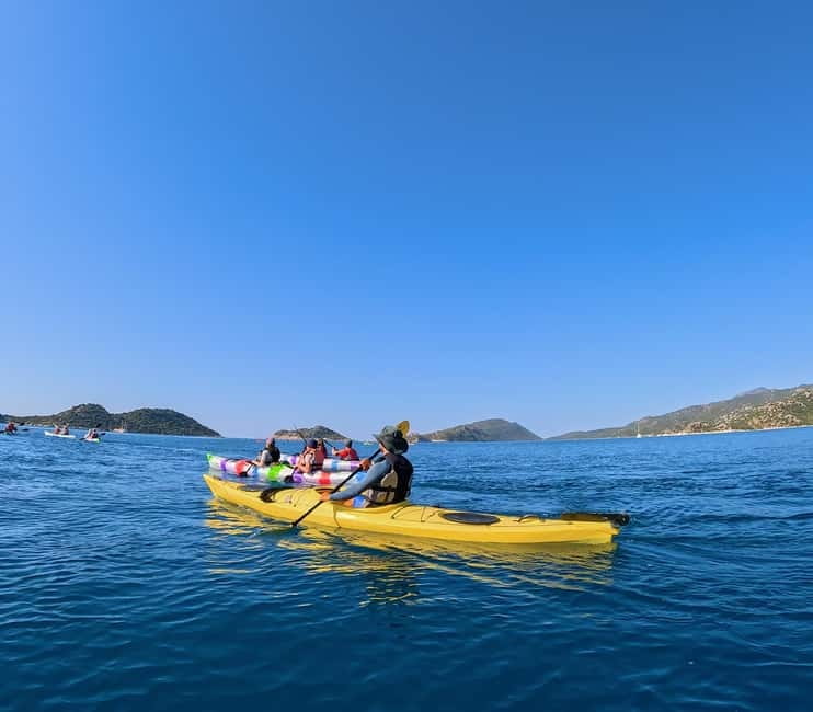 From Ucagiz: Kekova Sea Guided Kayaking Tour - Theimussa Ancient City and Lycian sarcophagi, up close by sea