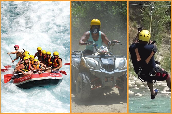 Full-Day Adventure 3 in 1 activity from Antalya to Köprülü Canyon National Park - Lunch on a busy day: included food, variable portion satisfaction