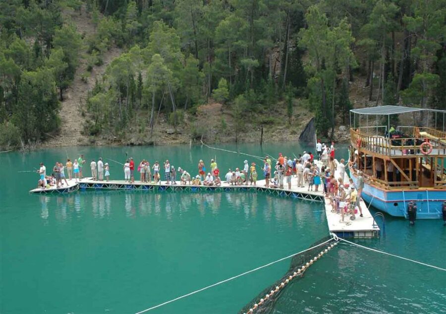 Green Canyon: Boot Tour with Lunch, Soft Drinks, & Transfer - The Manavgat photo stop and guided time before the water