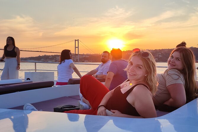 Guided Bosphorus Sunset Cruise on Luxurious Yacht - Small Group Cruise - Food, drinks, and what to do about water and timing