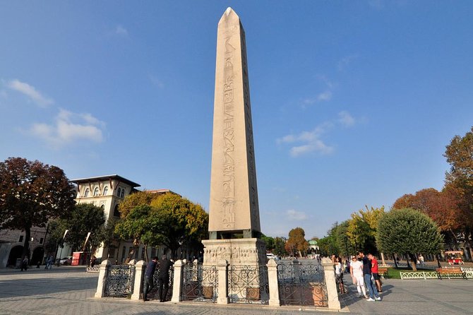 Guided Hagia Sofia, Blue mosque, Basilica Cistern skip lines tour - Hippodrome in 30 Minutes: Obelisks and Columns With Roman Power Energy