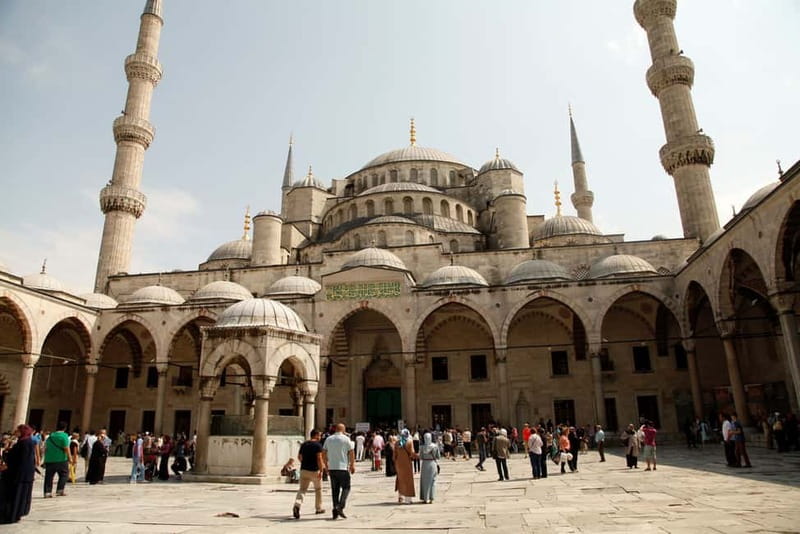 Hagia Sophia & Blue Mosque Half-day Guided, Small Group Tour - Blue Mosque: the Iznik tiles and six minarets you will actually remember