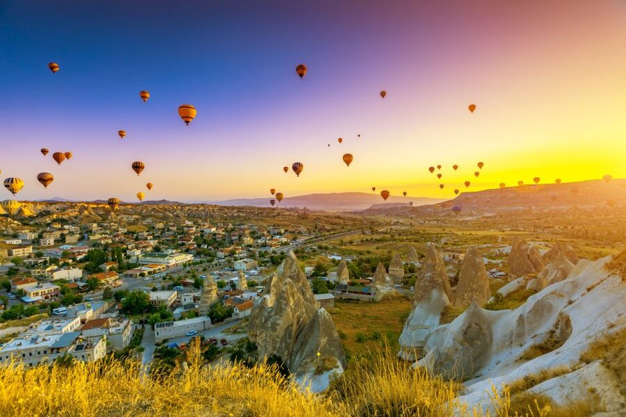 Hot Air Balloon and Best of Cappadocia Region Tour - Pasabag fairy chimneys and Devrent’s rock characters
