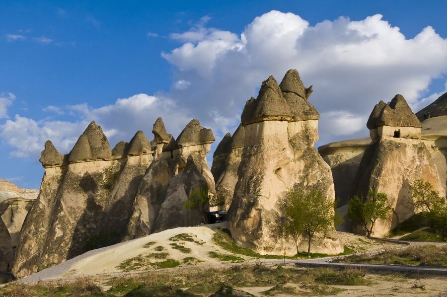 Hot Air Balloon and Best of Cappadocia Region Tour - Goreme Open Air Museum: churches carved into volcanic rock