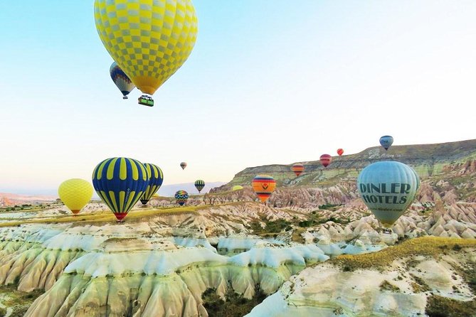 Hot Air Balloon Ride in Cappadocia (morning flight) - The balloon setup: pods of 4 inside a larger basket