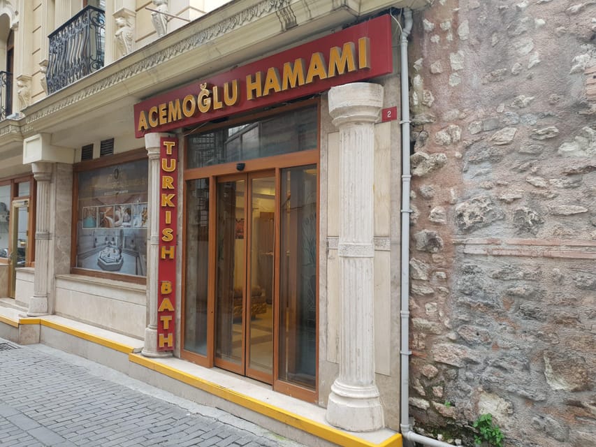 Istanbul: Acemoglu Historical Hammam Entry Ticket - Acemoglu Hammam location: easy transit access in Istanbul’s old-city area
