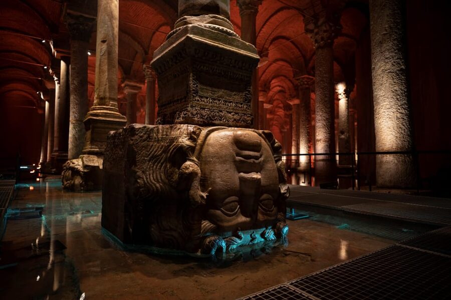 Istanbul: Basilica Cistern Skip-the-Line Entry & Audio Guide - Medusa heads: the eerie centerpiece you came for