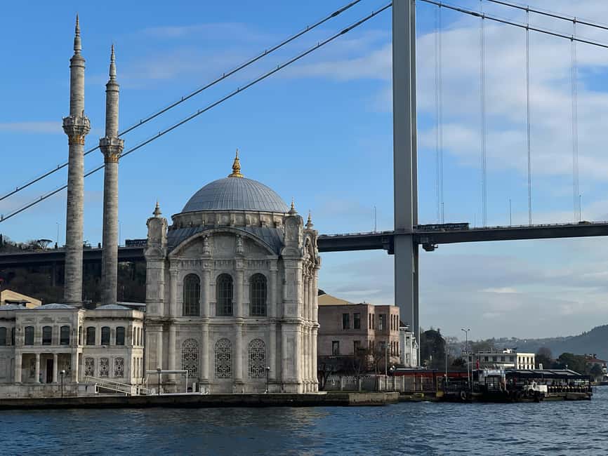 Istanbul Bosphorus: 3-Hour Day Cruise's with Asian Side Stop - Maiden’s Tower and the shoreline sweep back to Europe