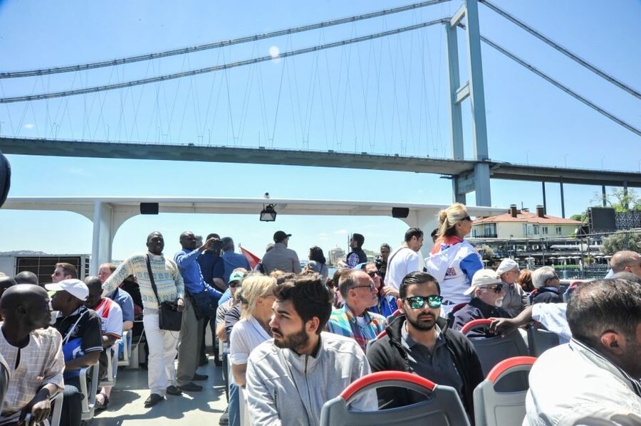 Istanbul: Bosphorus Cruise w/Audio Guide and Sunset Option - Dolmabahçe, Ortaköy, and the Bosphorus Bridge Photo Moment