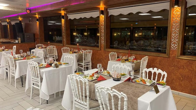 Istanbul: Bosphorus Dinner Cruise with Live Entertainment - Mega Lüfer yacht and the deck reality