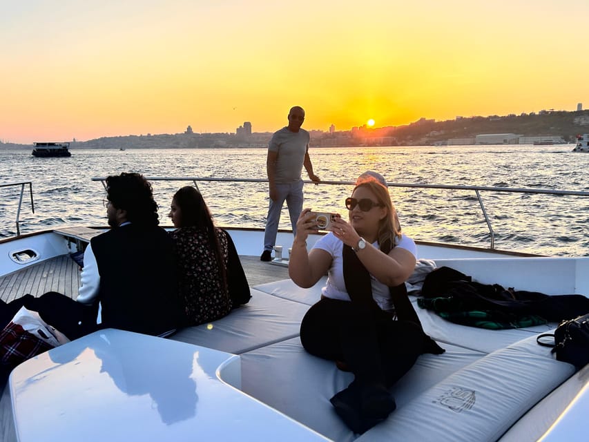 Istanbul: Bosphorus Sunset Cruise on a Luxury Yacht - Dolmabahçe Palace: scale you can feel from the shoreline