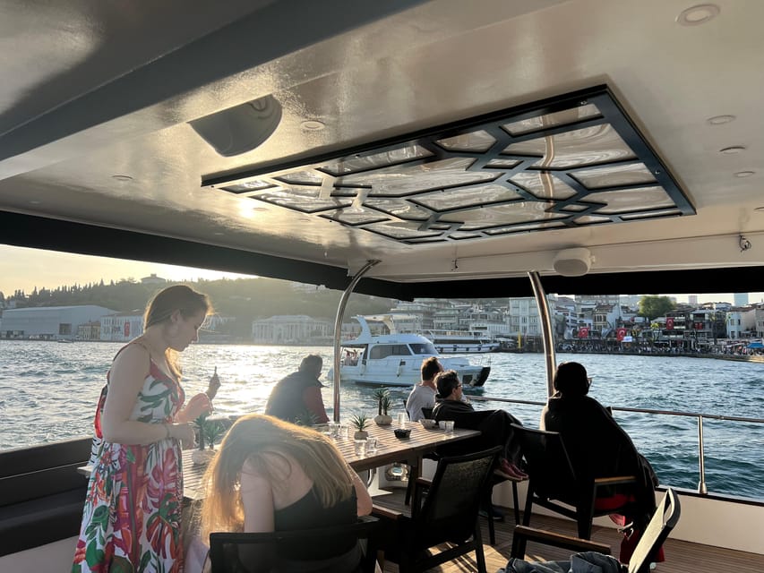 Istanbul: Bosphorus Sunset Cruise on a Luxury Yacht - Çırağan Palace and the palaces that line the Bosphorus