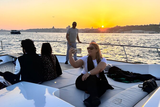 Istanbul Bosphorus Sunset Cruise on the Luxury Yacht - Çırağan Palace and Ottoman opulence in motion
