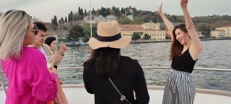 Istanbul: Bosphorus Sunset Cruise on Yacht with Live Guide - When weather shifts, the cruise still stays workable