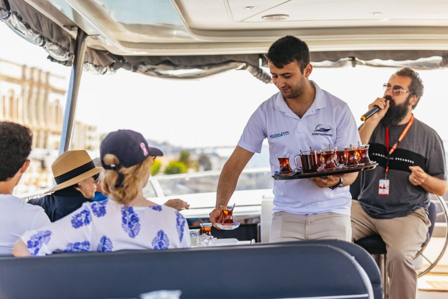 Istanbul: Bosphorus Yacht Cruise with Stopover on Asian Side - The bridges and fortresses: the Bosphorus as Istanbul’s operating system