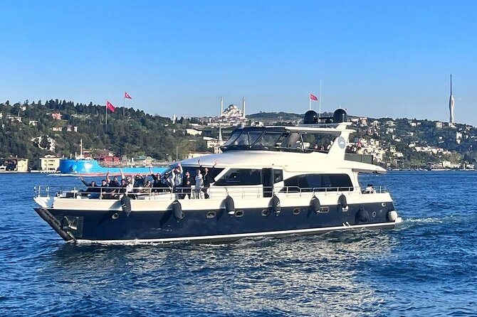 Istanbul Bosphorus Yacht Experience – Asian Side Visit in Kanlica - Bosphorus Bridge, Fatih Sultan Mehmet Bridge, and the Galatasaray islet