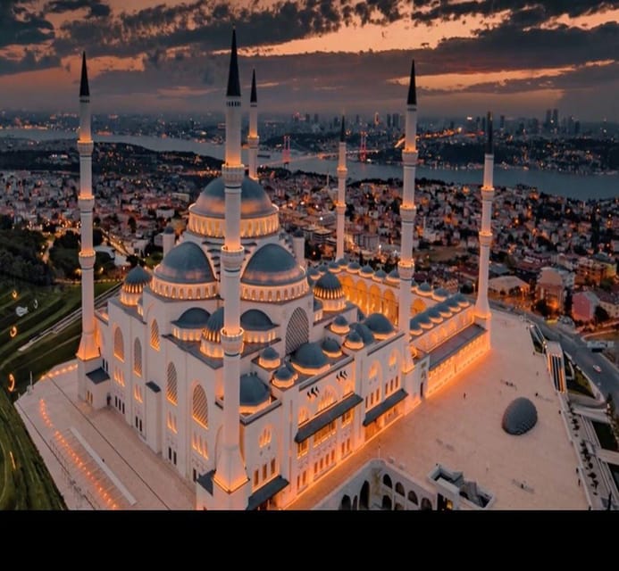 Istanbul Europe&Asian Sides Full Day Tour-with Boat & Lunch - Çamlıca Hill and Çamlıca Mosque: flowers, fountains, and skyline views