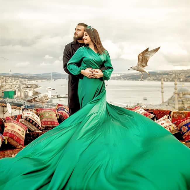 Istanbul: Flying Dress Photoshoot at Rooftop Terrace - Price, Dress Fees, and How to Budget the True Total