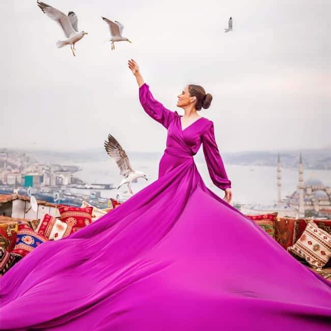 Istanbul: Flying Dress Photoshoot at Rooftop Terrace - The 20-Minute Shoot: What You Should Plan For