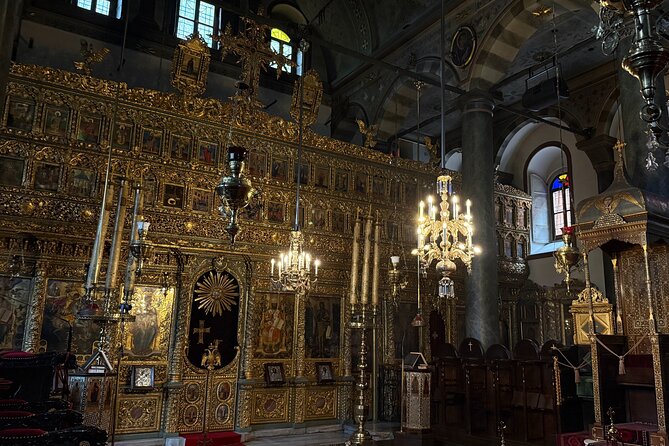 Istanbul in One Day Hagia Sophia, Blue Mosque, Iron Church, Boat - Bosphorus Strait boat time: Dolmabahçe, Beylerbeyi, and the bridges