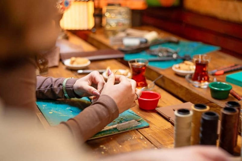 Istanbul: Leather Crafting Workshop with Snacks and Drinks - Key things to know before you go