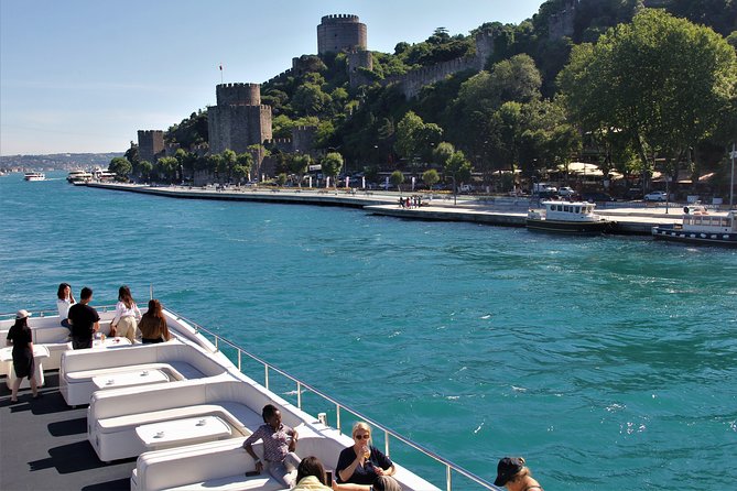 Istanbul Lunch Cruise - Extended Bosphorus Cruise up to the Black Sea - Kabatas boarding and the first leg past Istanbul’s bridges