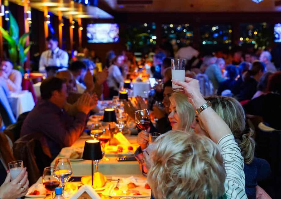 Istanbul: Magic of Bosphorus, Full Meal & Turkish Night Show - The illuminated landmarks you pass on the Bosphorus