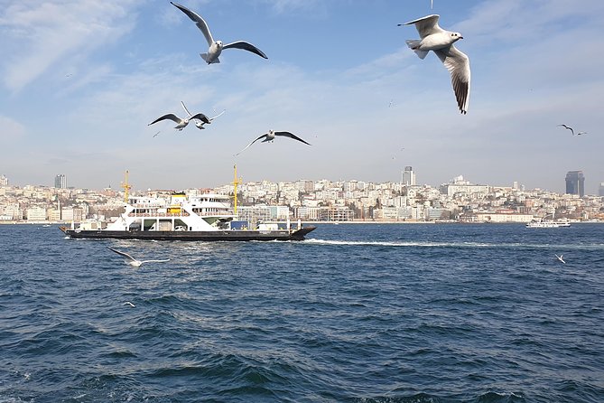 Istanbul Private Guided Tour for Layover Flight. Transfer incl. - Bosphorus ferry and Kadıköy food market: the quickest way to feel both sides