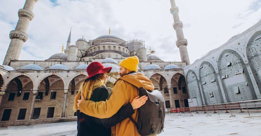 Istanbul: Private photoshoot at Hagia Sophia&Blue Mosque - Hagia Sophia photo stop: scale, shape, and getting “you” into the frame