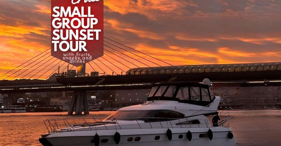 Istanbul: Small-Group Luxury Yacht Sunset Cruise w/ Snacks - Where you meet, and how the 2-hour plan really works