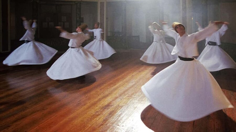 Istanbul: Traditional Whirling Dervishes Near Hagia Sophia - The Ceremony: White Garments, Sacred Music, and Slow Intensity