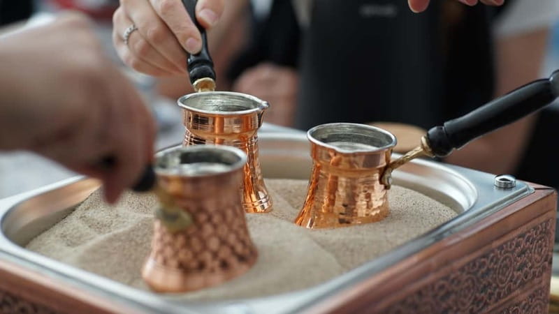 Istanbul: Turkish Coffee Brewing on Sand + Gift Set - Where sand-brew Turkish coffee actually happens in Istanbul