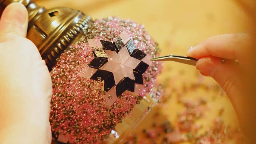 Istanbul: Turkish Mosaic Lamp Workshop w/ Materials Included - Turkish Mosaic Lamp Workshop: What the 2.5 Hours Really Feels Like