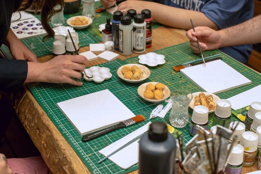 Istanbul: Turkish Tile Painting & Ceramic Workshop w/ Snacks - What You Take Home: Your Tabak, Plus Bubble-Wrap That Actually Helps