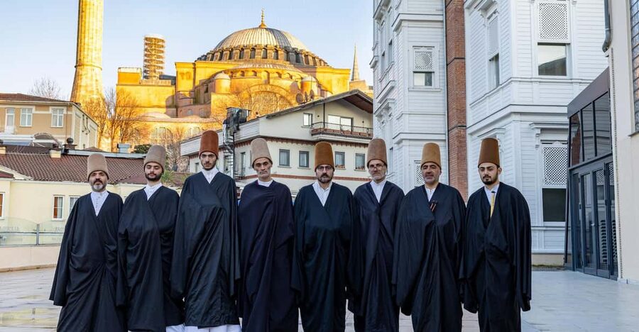 Istanbul: Whirling Dervish Ceremony next to Hagia Sophia - Sema at Sufi pace, right by Hagia Sophia