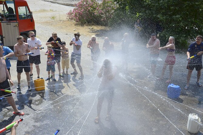 Jeep Safari Tour to Saklikent, Tloss and Yakapark from Fethiye - Çırpı Forest water battle, cooling off the fun way