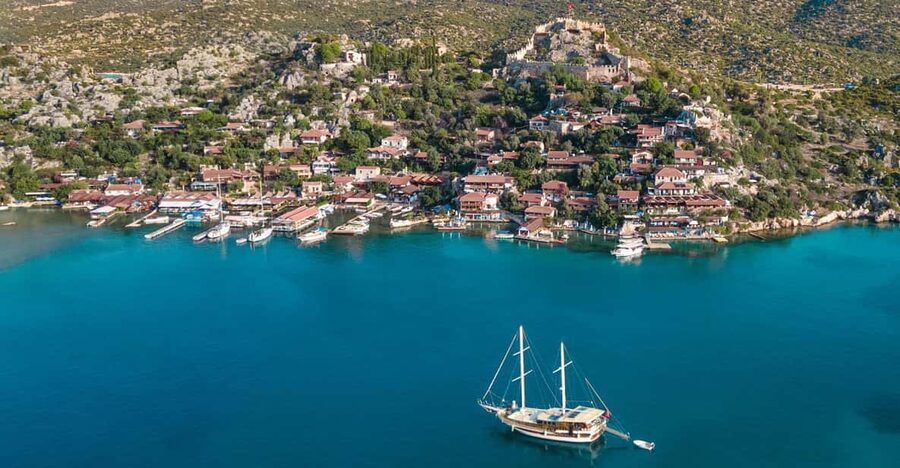 Kas: (Small Group) Day Trip to Kekova Island, Demre & Myra - Esmeralda Bay, Burç Bay, and Gökkaya Bay swims that actually fit the day