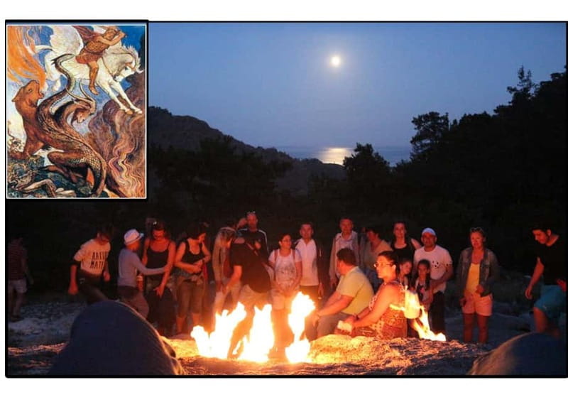 Kemer: Jeep Safari to Olympos Beach & the Flames of Chimaera - Ulupınar Dinner: Fish or Chicken, Salad, and a Fast-Falling Evening