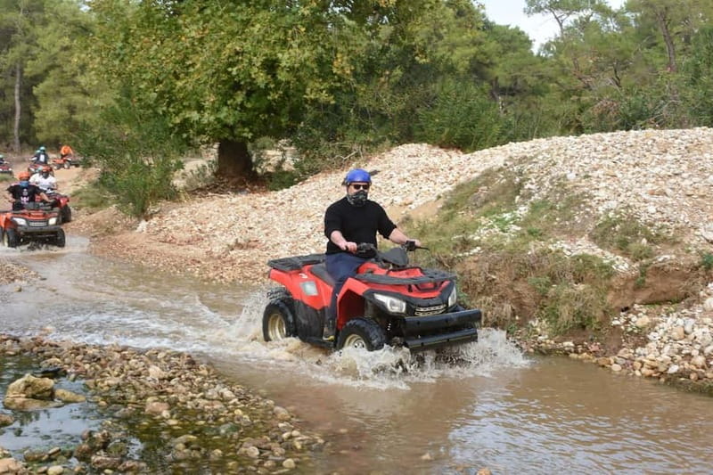 Kemer Quad Safari: Thrilling Off-Road Adventure - First Gear, First Rules: Pickup, Training, Helmets in Kemer