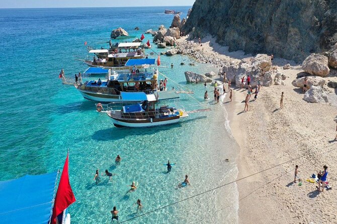 Kemer Suluada Boat Tour (Maldives of Turkey) With Hotel Transfer - Stop 1 near Kemer and Adrasan: getting to the port