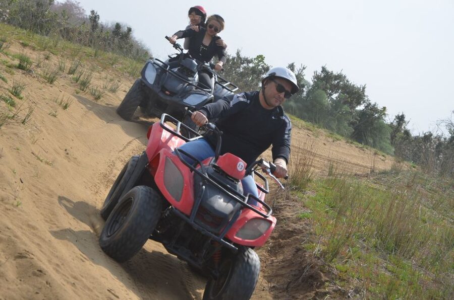 Kusadasi: Guided Quad Biking Tour - Pamucak Beach: sand riding and the swim or refreshment break